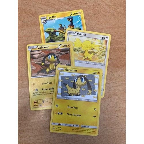 (2434) 3x Galvaran + Iguolta (Pokemon)