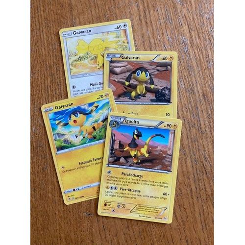 (2498) 3x Galvaran + Iguolta (Pokemon)
