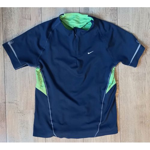 T-Shirt Nike Garçon Homme Vélo M 38 - 40 Bleu Vert