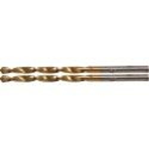 Lot 2 foret h?lico?daux HSS G m?taux 3 mm nitrure de titane BGS TECHNIC