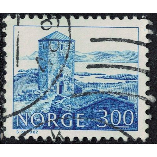 Norvège 1982 Oblitéré Used Ruines Du Monastère Bénédictin De Selje Y&t No 815 Su