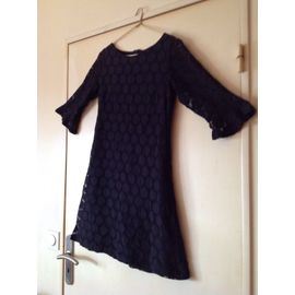 Robe Noire H&m Mi-Longue Style Vintage Taille 36