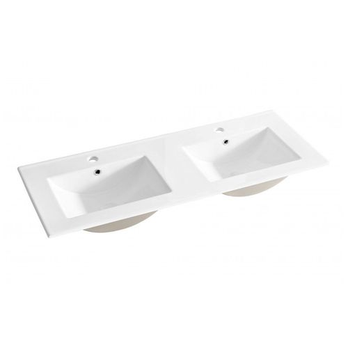 Double-Vasque De Salle De Bain - 46 X 121 X 17 Cm - Cfp 120d