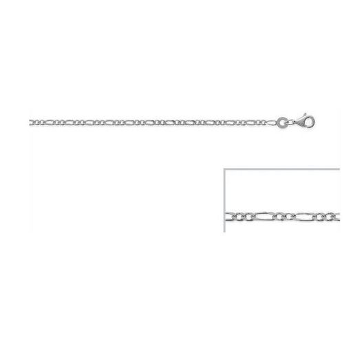 Chaîne Fine Maille Alternée 1-2 - Bijouxia - Argent 925 - 50 Cm - Largeur 2,20 Mm