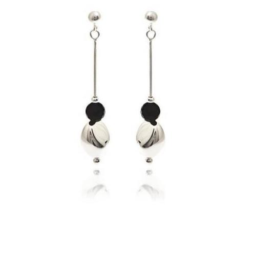 Boucles D'oreilles Chic Pendantes Argent Massif 925/1000 Bijoux