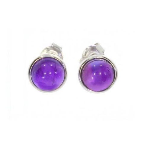 Boucles D'oreilles - Bijouxia - Améthyste - Argent Massif Rhodié 925/1000