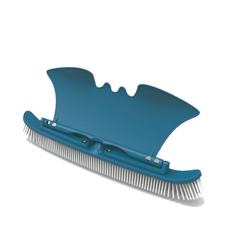 Brosse de parois et fond avec aile de placage - blue line