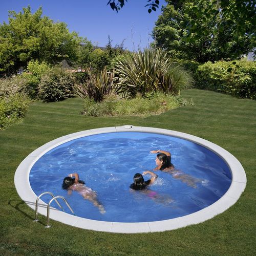 Kit piscine enterrée sumatra acier Ø420 x h120 cm