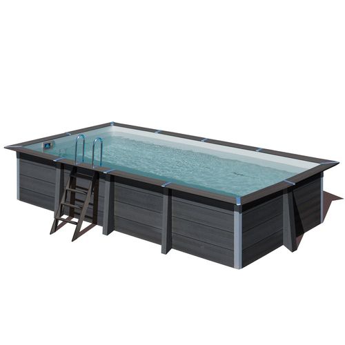 Piscine avant garde composite rectangle 6.06 m x 3.26 m x h.1.24 m