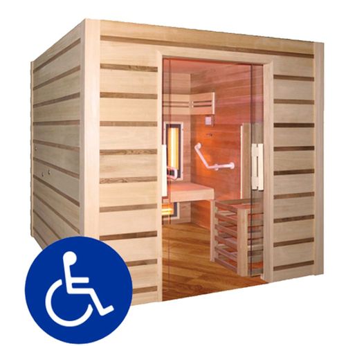 Sauna vapeur et infrarouge hybride combi access 4 places