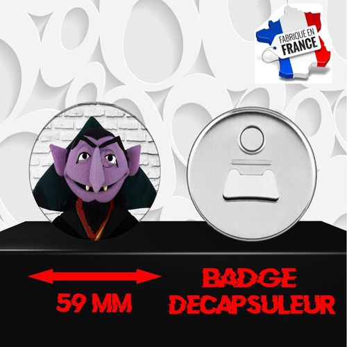 Magnet Décoratif Décapsuleur Aimanté 59 Mm Sesame Street 1 Rue Sésame 629
