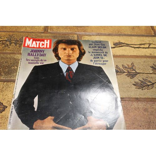 Paris Match N° 1129. 26 Septembre 1970 Johnny Hallyday