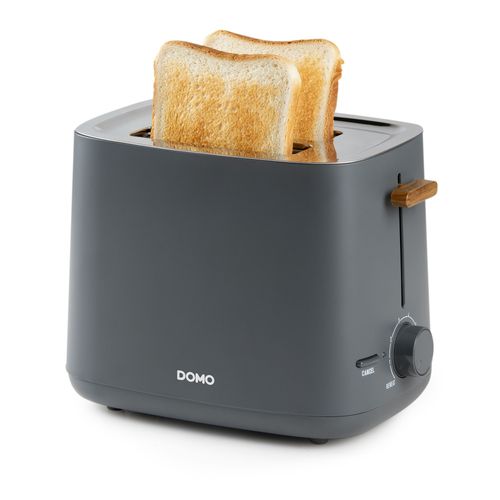 Grille-pain Domo DO965T Wood You pour 2 toasts