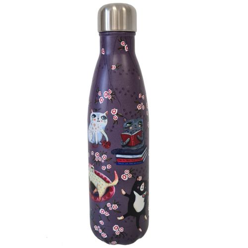 Allen Designs Bouteille Isotherme En Inox Chats