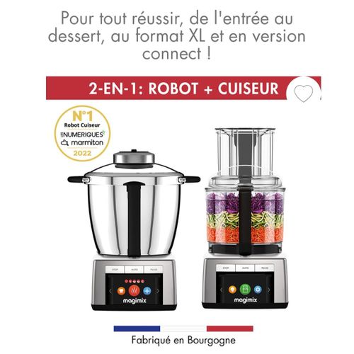 MAGIMIX COOK EXPERT CONNECT XL + COCOTE +BALANCE +USTENSIBLES+LIVRE RECETTES