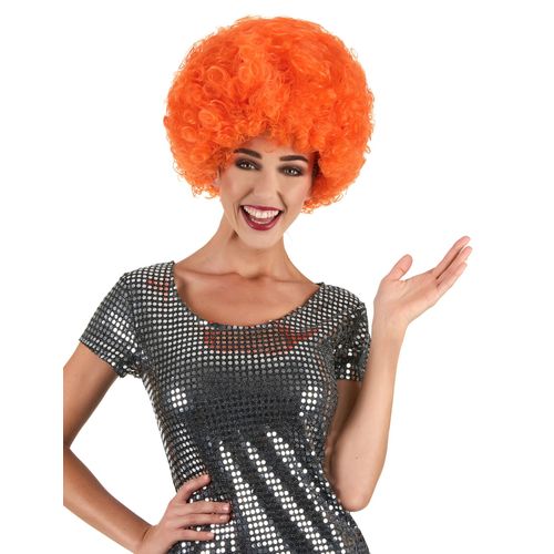 Perruque Clown Orange Confort Adulte
