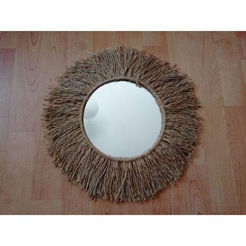 Miroir à suspendre en corde