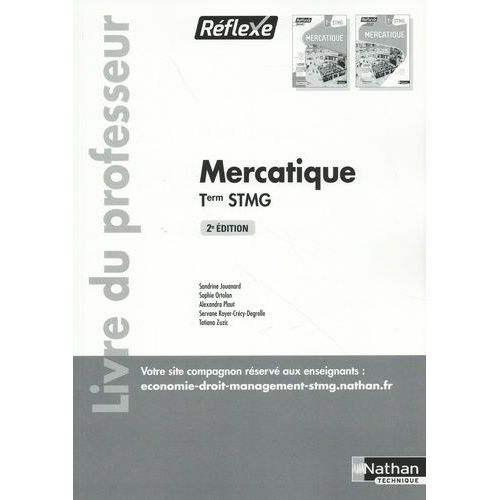 Mercatique Tle Stmg - Livre Du Professeur