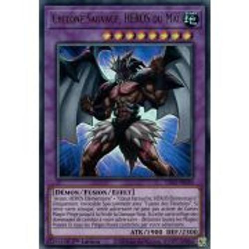 Carte Yu-Gi-Oh - Cyclone Sauvage Heros Du Mal - Lds3-Fr030 - Ultra-Rare -