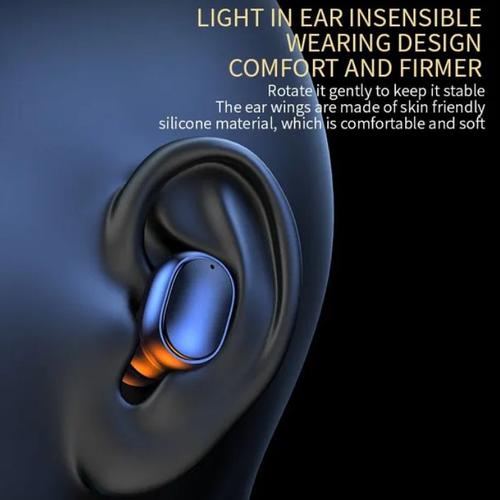 Wireless Bluetooth 5.1 Sports Headphones Gaming Headset 9D Stereo Waterproof Noise Reduction Mini Earbuds with Charging Case