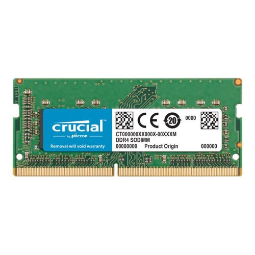 Crucial - DDR4 - module - 8 Go - SO DIMM 260 broches - 2400 MHz / PC4-19200 - CL17 - 1.2 V - mémoire sans tampon - non ECC - pour Apple iMac avec écran Retina 5K (Mi-2017)