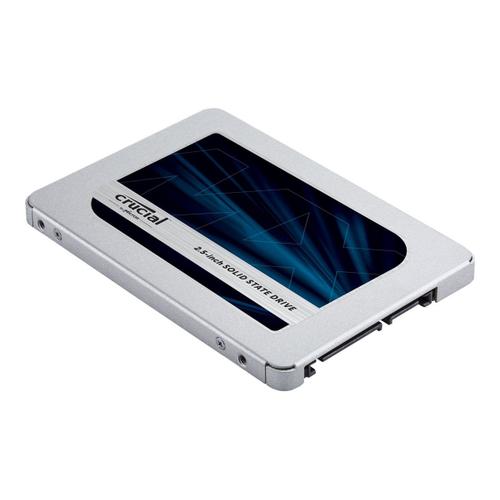 Crucial MX500 - SSD - chiffré - 1 To - interne - 2.5" - SATA 6Gb/s - AES 256 bits - TCG Opal Encryption 2.0