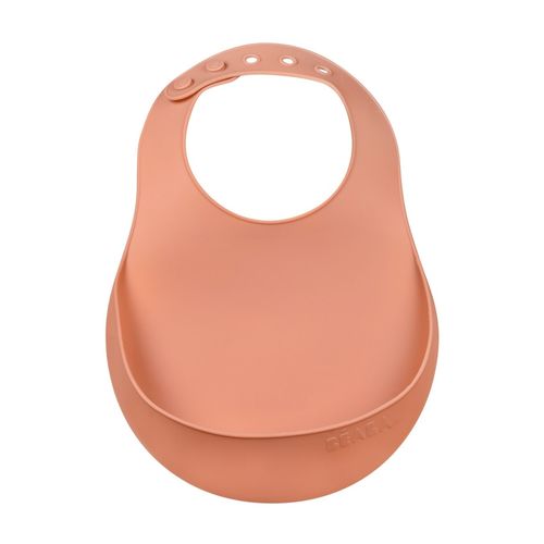 Bavoir En Silicone Terracotta