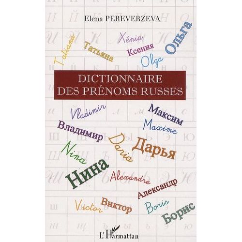 Dictionnaire Des Prénoms Russes