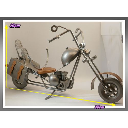 Support Bouteille Métallique - Moto Chopper