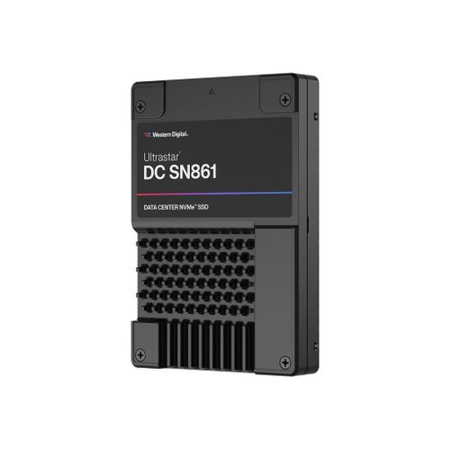 WD Ultrastar DC SN861 WUS6CA216PSP9X3 - SSD - Centre de données - 1.6 To - interne - 2.5" - U.2 PCIe 5.0 x4 (NVMe)