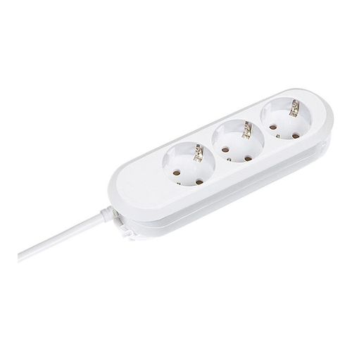Bachmann SMART - Coupe-circuit - CA 250 V - connecteurs de sortie : 3 - 1.4 m cordon - Allemagne - blanc