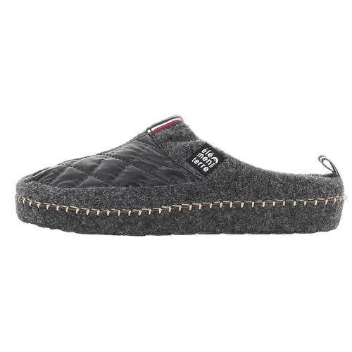 Pantoufles Elementerre Chausson Feutre Matelasse Noir000092019