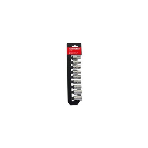 Jeu 9 Douilles, Torx Femelle, Carre 1/2