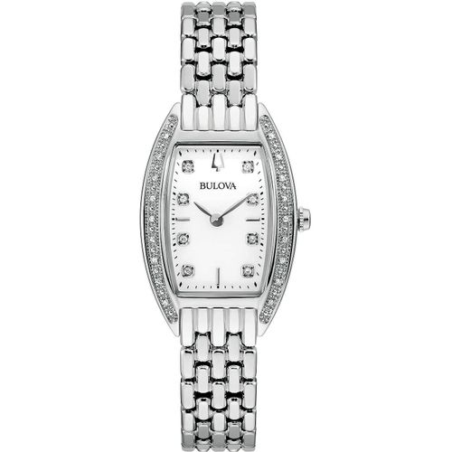 Montre Seul Le Temps Femme Bulova Classic Lady Diamond Trendy Cod. 96r244