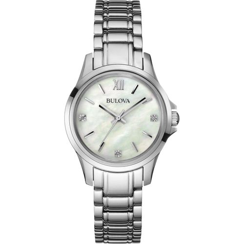 Montre Seul Le Temps Femme Bulova Diamanti Informel Cod. 96p152