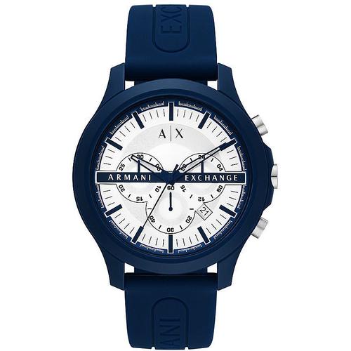 Armani Exchange Chronographe 'hampton' Bleu Pour Hommes Ax2437