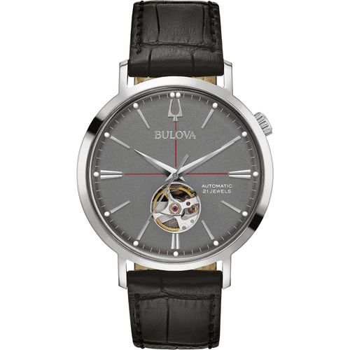 Montre Mécanique Homme Bulova Automatic Aerojet Élégant Cod. 96a201