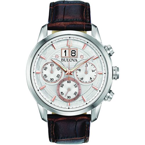 Montre Multifonction Homme Bulova Sutton Élégant Cod. 96b309