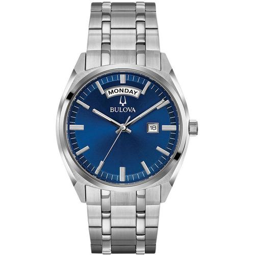 Montre Seul Le Temps Homme Bulova Day Date Informel Cod. 96c125