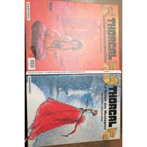 Thorgal Double Album : Le Maître Des Montagnes & La Gardienne Des Clés De Rosinski-Van Hamme
