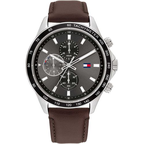 Montres Multifonction Montre Multifonction Homme Tommy Hilfiger Miles Classique Cod. 1792015 Tommy Hilfiger 1792015