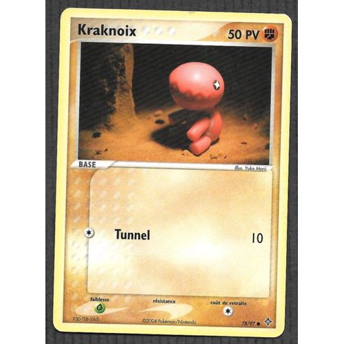 Carte Pokémon Kraknoix 78/97 - Ex Dragon (Fr)