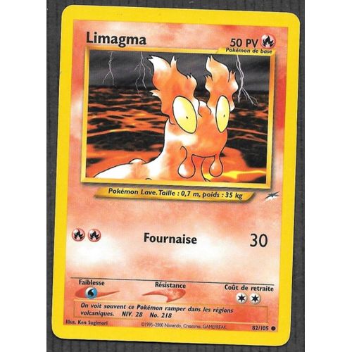 Carte Pokémon Limagma 82/105 - Neo Destiny Wizards (Fr)