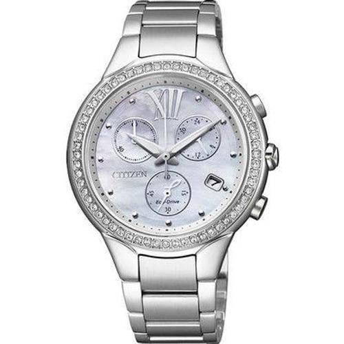 Montre Chronographe Femme Citizen Eco-Drive Élégant Cod. Fb1321-56a