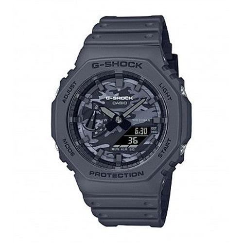 Casio Montre Gris Analogique - Digital Hommes G-Shock Ga-2100ca-8aer