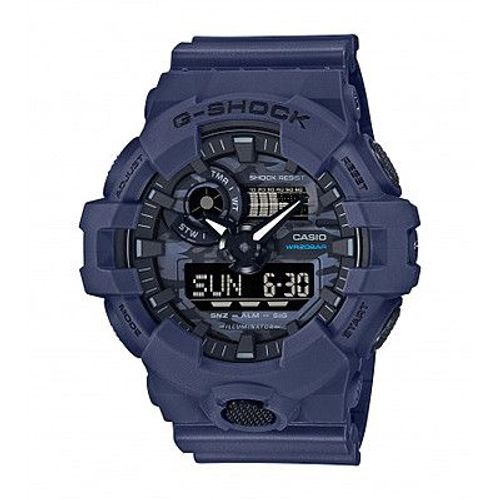 Casio Montre Bleu Analogique - Digital Hommes G-Shock Ga-700ca-2aer