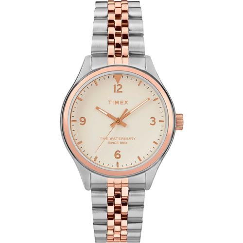 Timex Montre Multicolore Analogique Femmes Waterbury Tw2t49200