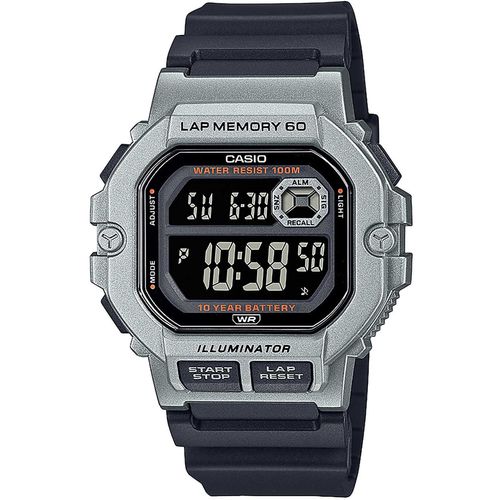 Casio Montre Noir Digital Hommes Casio Collection Ws-1400h-1bvef