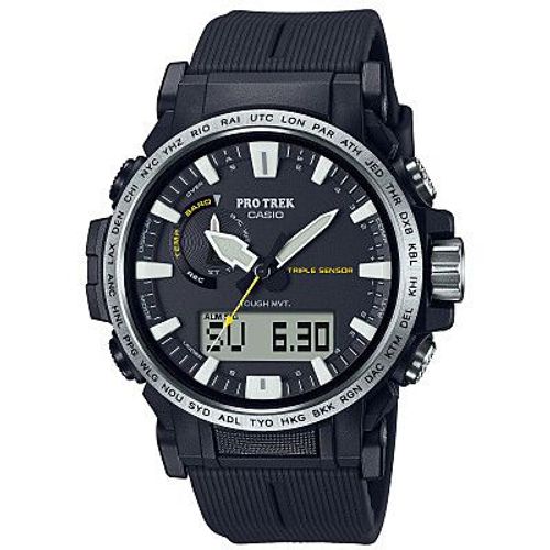 Casio Montre Noir Analogique - Digital Hommes Protrek Prw-61-1aer