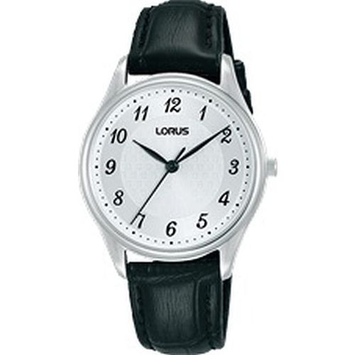 Montre Lorus Femme Classique Cuir Noir Cadran Blanc